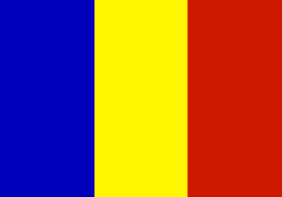 Flag of the Republic of Romania clipart