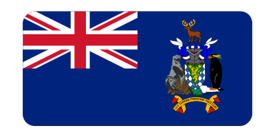 Flag of the South Georgia and South Sandwich Islands (bevelled) clipart