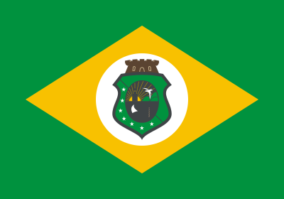 Flag of the State of Ceará (BR) clipart