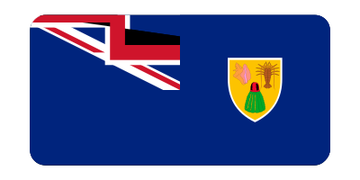 Flag of the Turks and Caicos Islands (bevelled) clipart