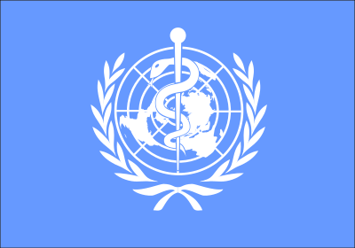Flag of the WHO (World Health Organization) clipart