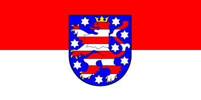Flag of Thuringia clipart