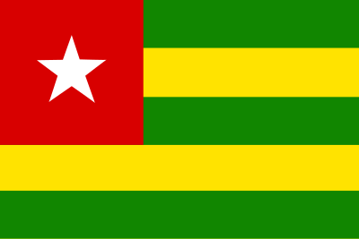 Flag of Togo clipart