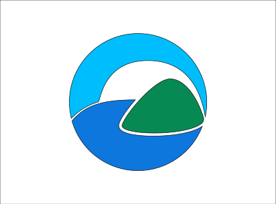 Flag of Toyako, Hokkaido clipart