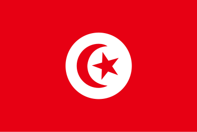 Flag of Tunisia clipart