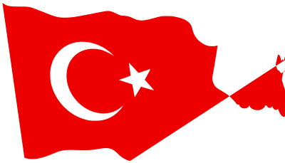 Flag of Turkey - Waving clipart