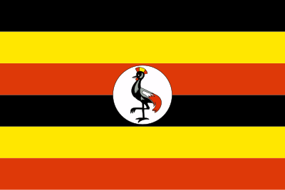Flag of Uganda clipart