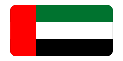 Flag of United Arab Emirates (bevelled) clipart