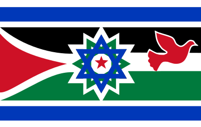 Flag of UNITED STATES OF ISRALESTINE clipart