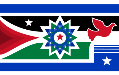Flag of UNITED STATES OF ISRALESTINE - REMIX clipart