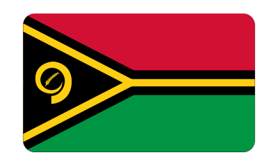 Flag of Vanuatu clipart