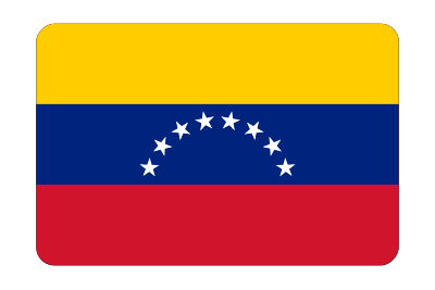 Flag of Venezuela (bevelled) clipart