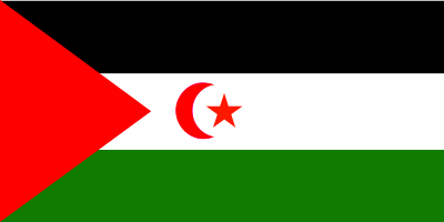 Flag of Western Sahara clipart