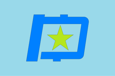 Flag of Yubetsu, Hokakido clipart