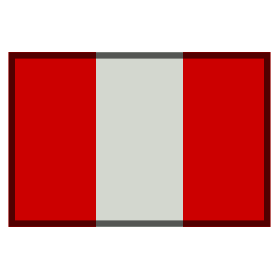 Flag peru clipart
