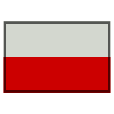 Flag poland clipart