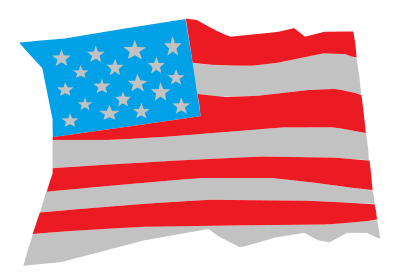 Flag refixed clipart
