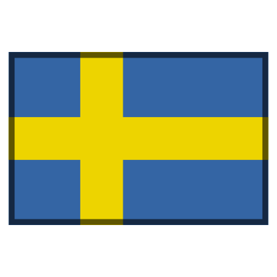 Flag sweden clipart