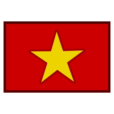 Flag vietnam clipart