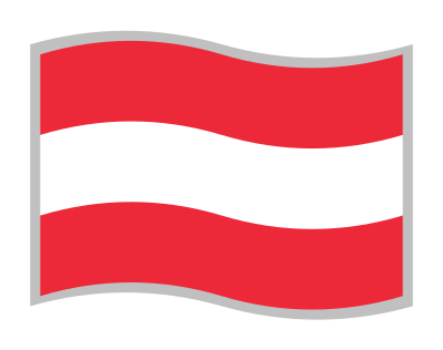 Flagge Österreichs clipart