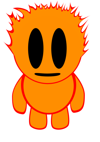 Flame Boy clipart