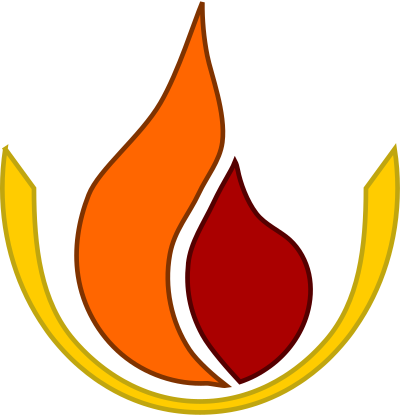 Flame logo clipart