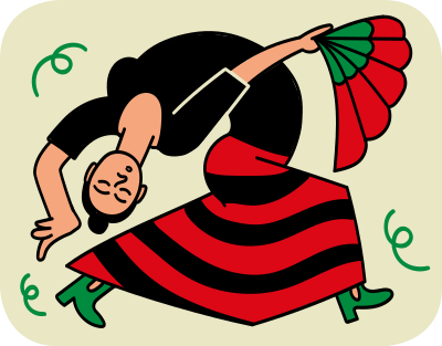 Flamenco clipart