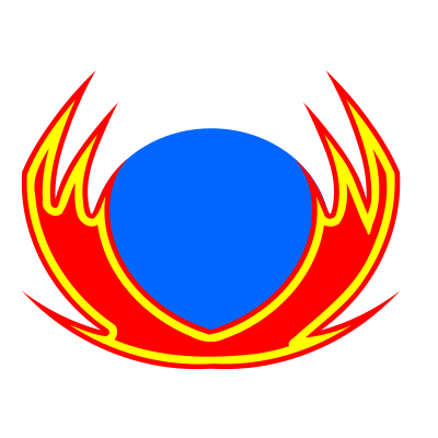 Flames No. 10 clipart