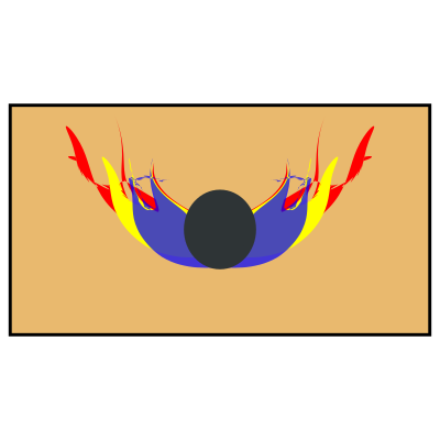 Flames No. 3 clipart