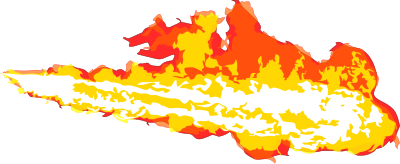 Flamethrower Stream clipart