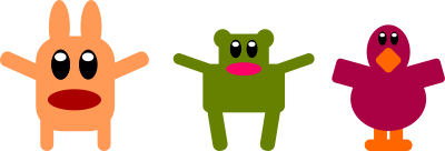 Flat Cuties clipart