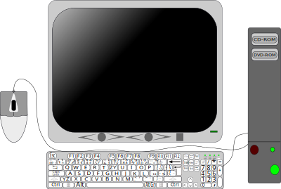 Flat desktop clipart