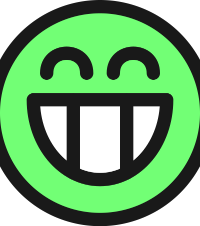 Flat grin smiley emotion icon emoticon clipart