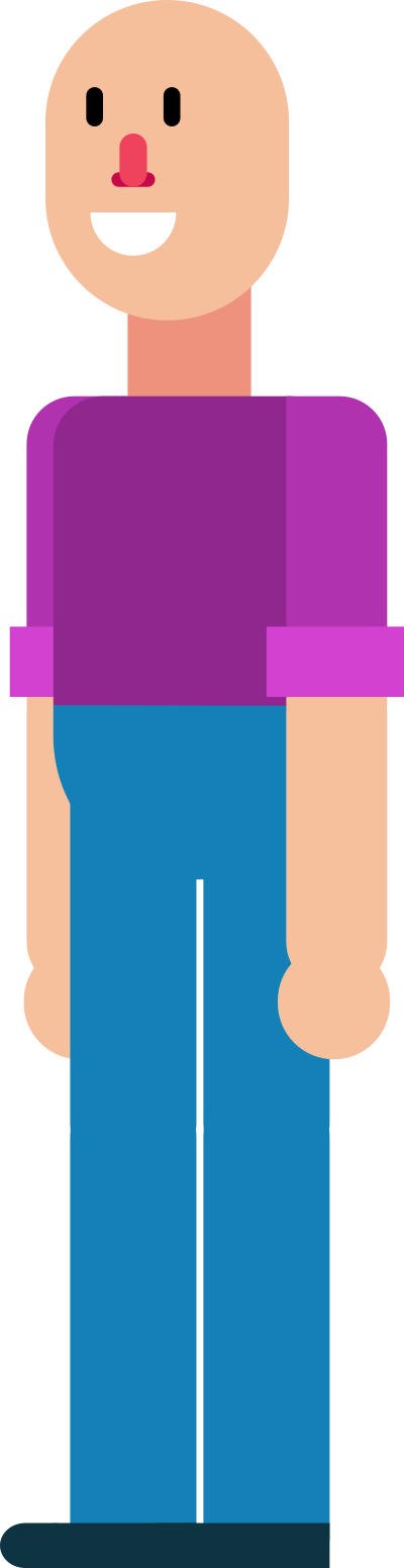 Flat Man 1 clipart