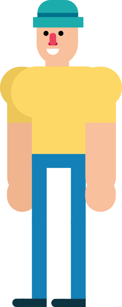 Flat Man 2 clipart
