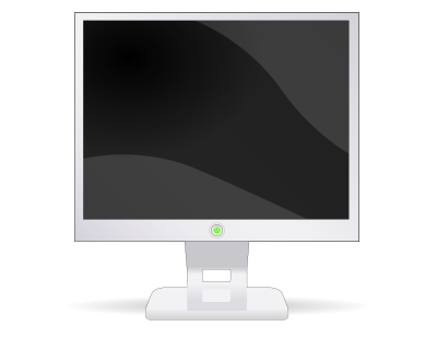 Flat screen clipart