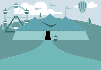 Flat Shaded Fair clipart