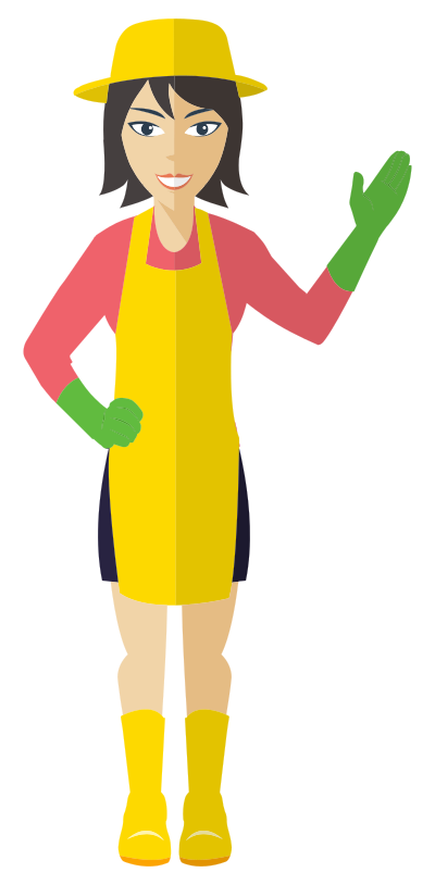 Flat Shaded Fashion Woman clipart
