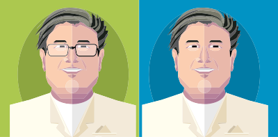 Flat Shaded Male Avatar clipart