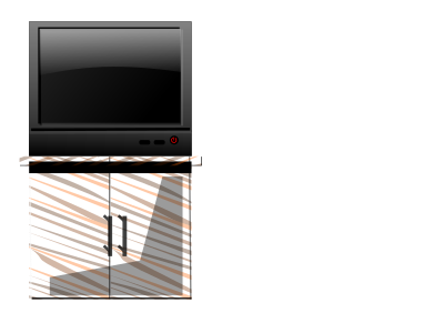 "Flat" TV clipart