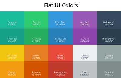Flat UI Colors clipart