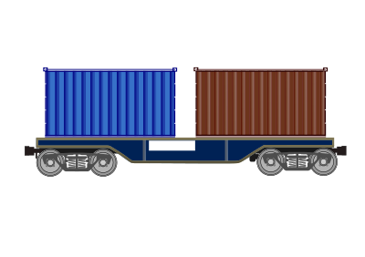 Flat wagon clipart