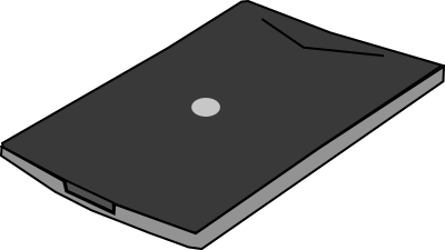 Flatbed scanner clipart