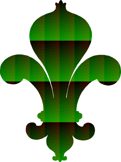 Fleurs de lys design 3 clipart