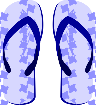 Flip flops clipart