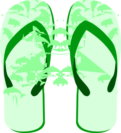Flip flops 4 clipart