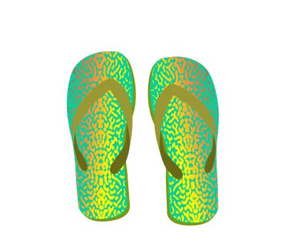 Flip Flops 5 clipart