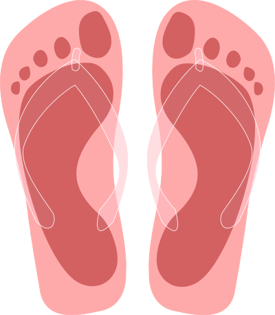 Flipflops 09 clipart