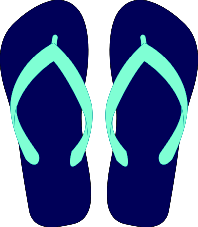 Flipflops 14 clipart