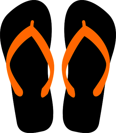 Flipflops 15 clipart